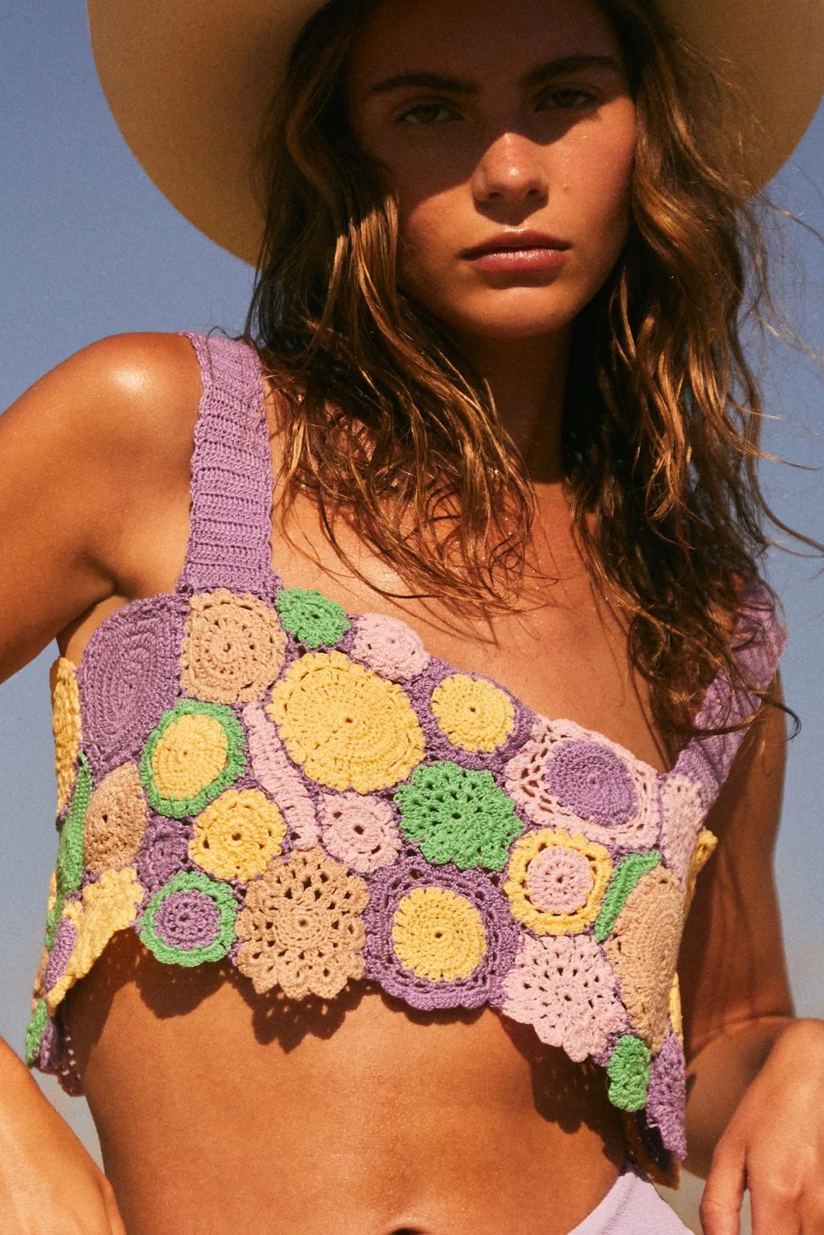 Tanit Korin Crop Top