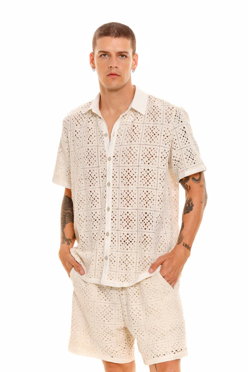 Pantaloneta Maury Crochet Gres